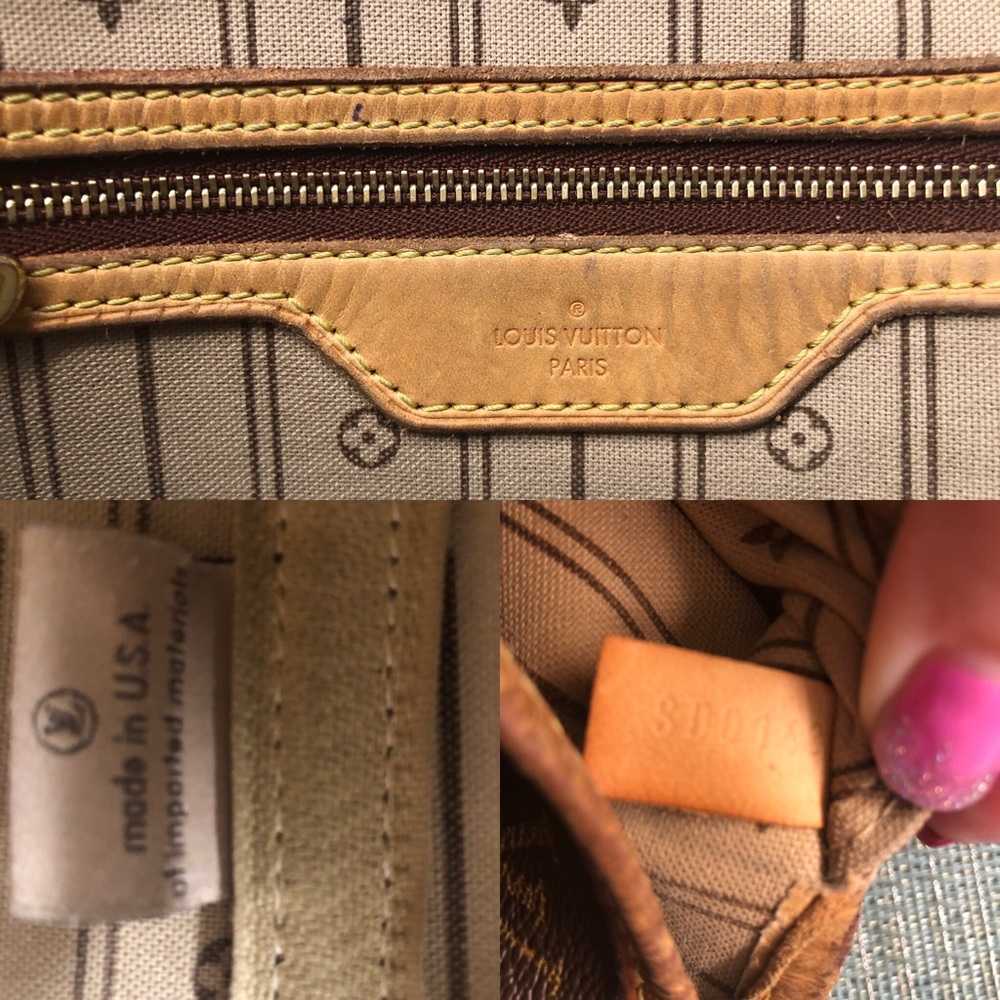SOLD Authentic Neverfull Louis Vuitton MM - Picture 5 of 8